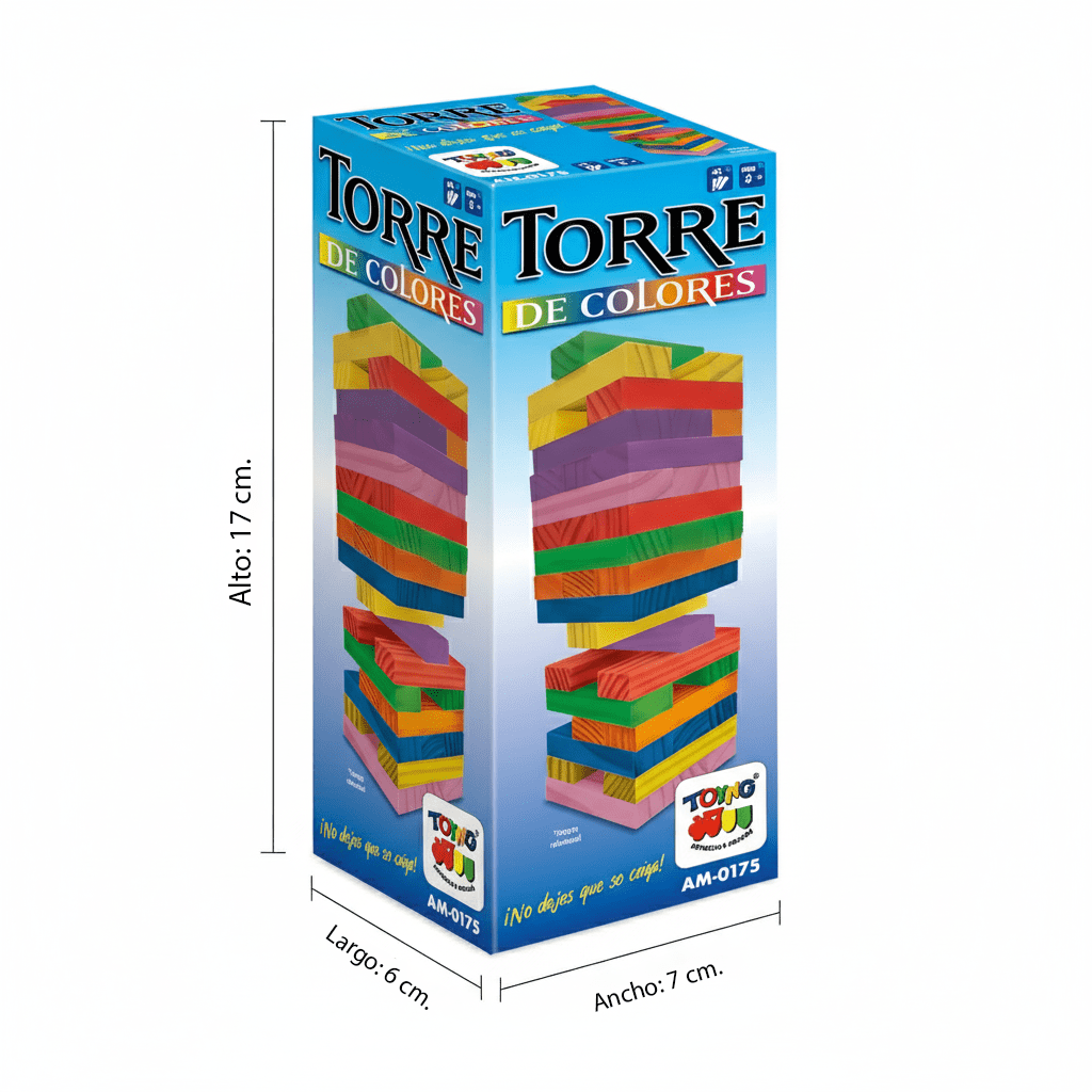 Juego de Mesa Torre Color Chica - Toyng - Toyng Chile