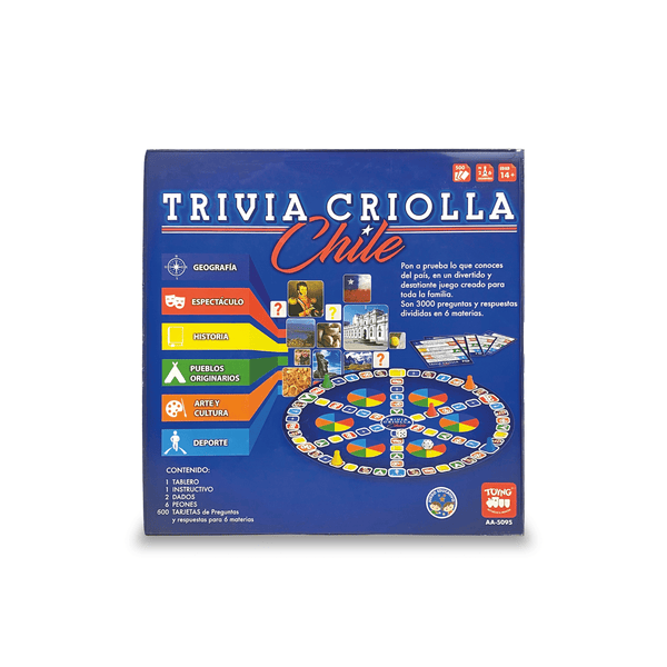 Juego de Mesa Trivia Criolla de Chile - Toyng - Toyng Chile