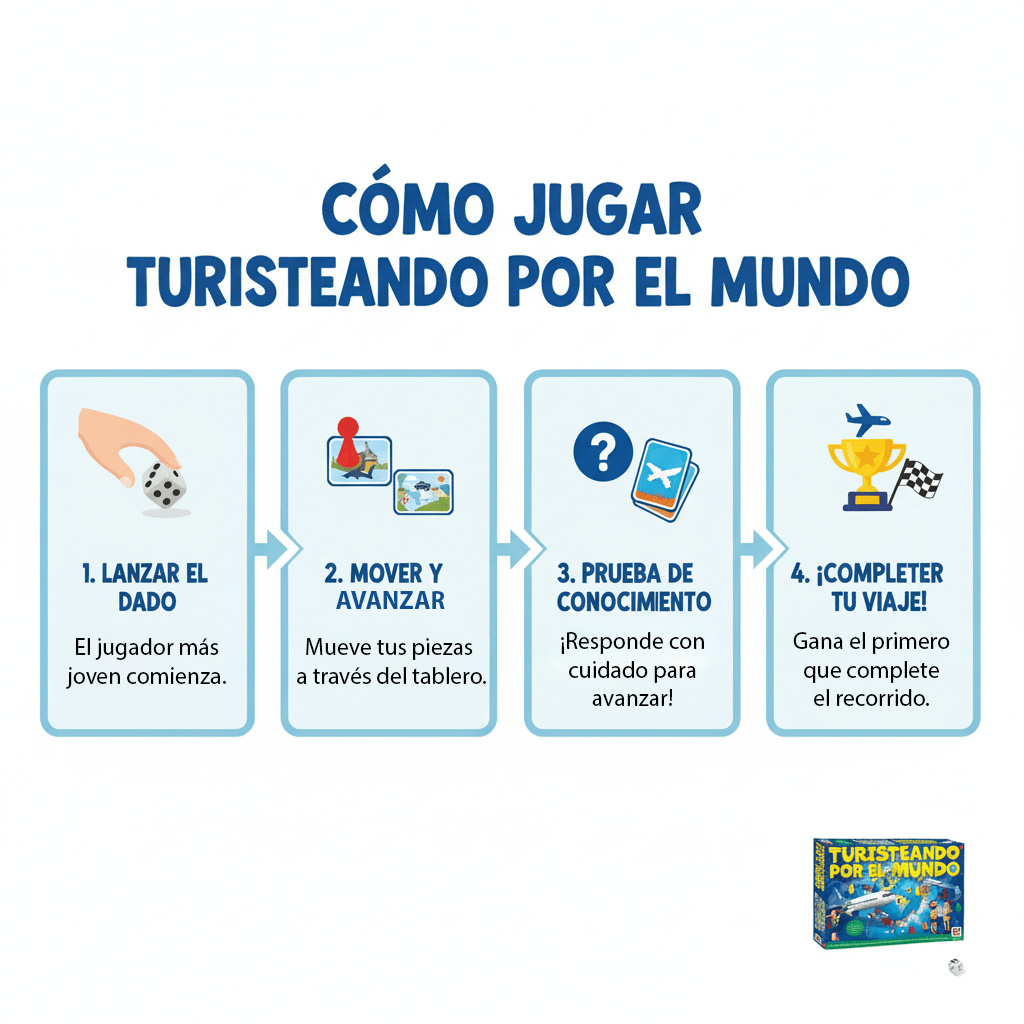 Juego de Mesa Turisteando Mundo - Toyng - Toyng Chile