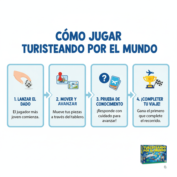 Juego de Mesa Turisteando Mundo - Toyng - Toyng Chile