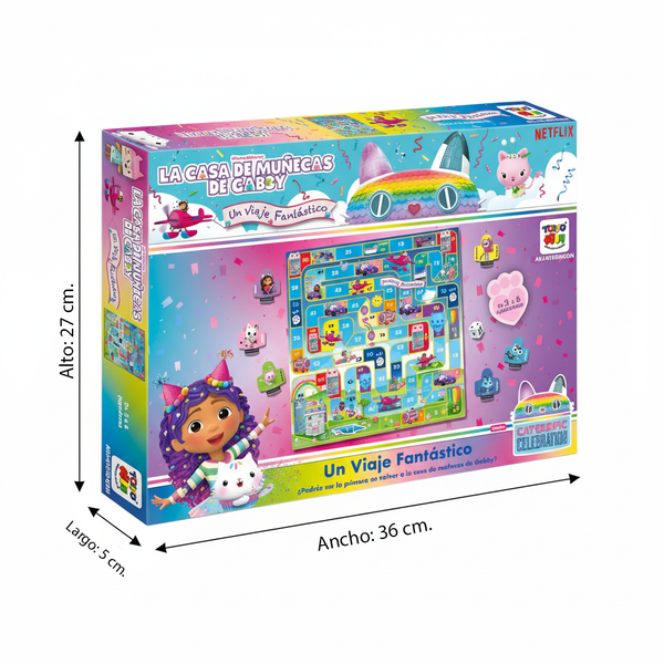 Juego de Mesa Viaje Fantástico - Gabby - Toyng Chile