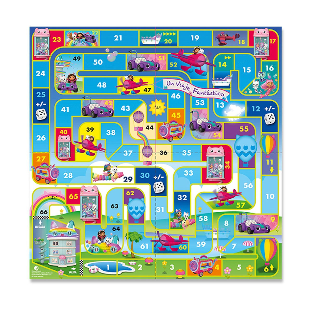 Juego de Mesa Viaje Fantástico - Gabby - Toyng Chile