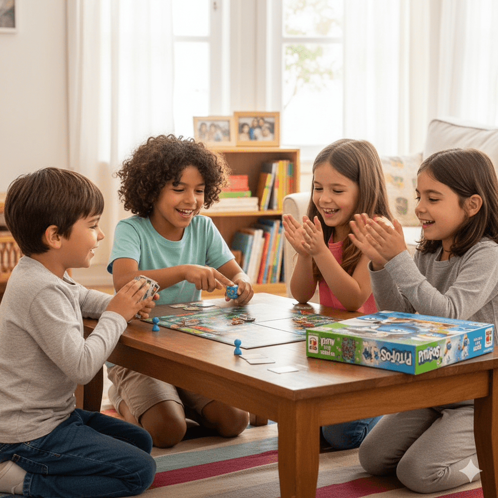 Juego de Mesa Vuelta A La Aldea - Los Pitufos - Toyng Chile