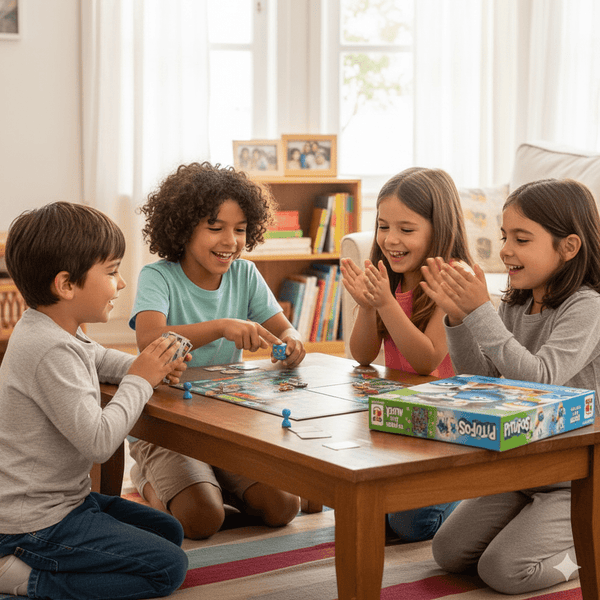 Juego de Mesa Vuelta A La Aldea - Los Pitufos - Toyng Chile