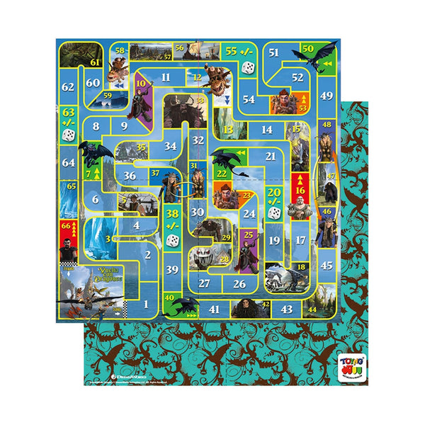 Juego de Mesa Vuelta Con Dragones - Cómo Entrenar Dragón - Toyng Chile