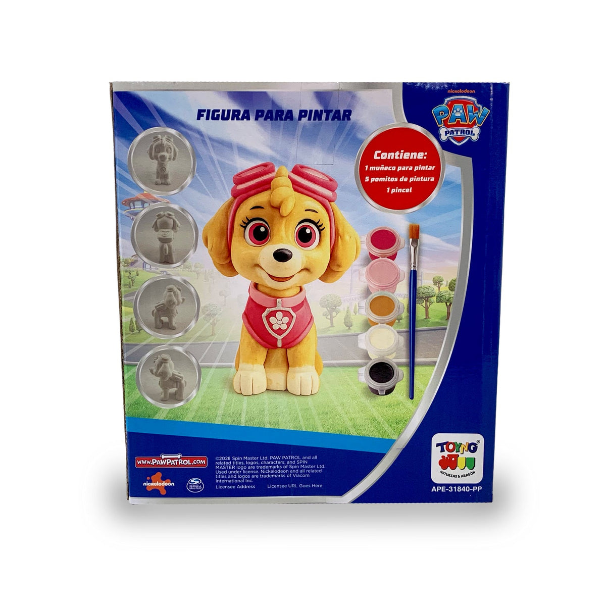 Juego Educativo Figura Para Pintar Sky - Paw Patrol - Toyng Chile