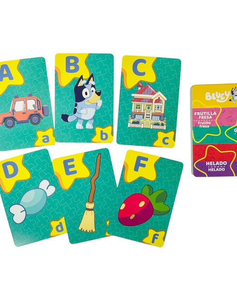 Juego Educativo Flash Cards Abecedario - Bluey - Toyng Chile