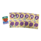 Juego Educativo Flash Cards Números Colores Figuras - Bluey - Toyng Chile