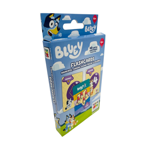 Juego Educativo Flash Cards Números Colores Figuras - Bluey - Toyng Chile