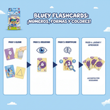 Juego Educativo Flash Cards Números Colores Figuras - Bluey - Toyng Chile