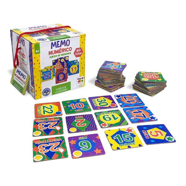 Juego Educativo Memorice Números - Toyng - Toyng Chile