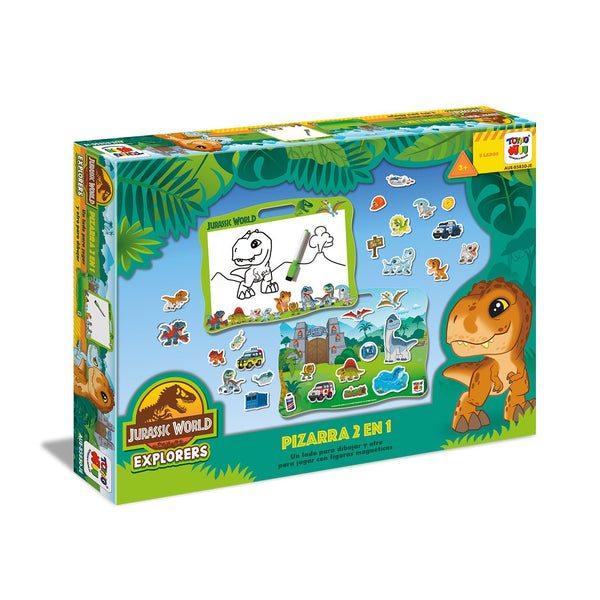 Juego Educativo Pizarra 2 En 1 - Jurassic - Toyng Chile