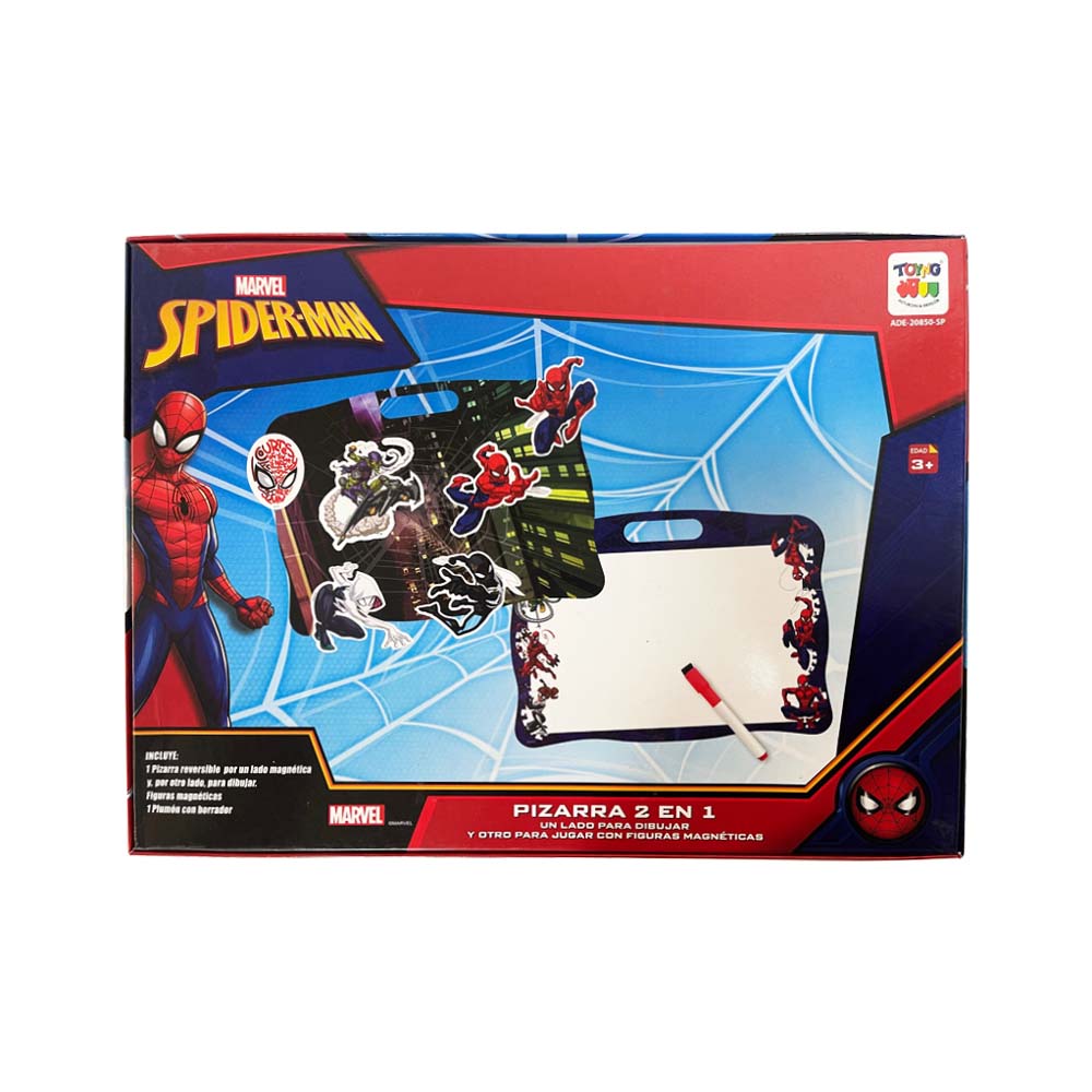 Juego Educativo Pizarra Magnetica 2 En 1 - Spiderman - Toyng Chile