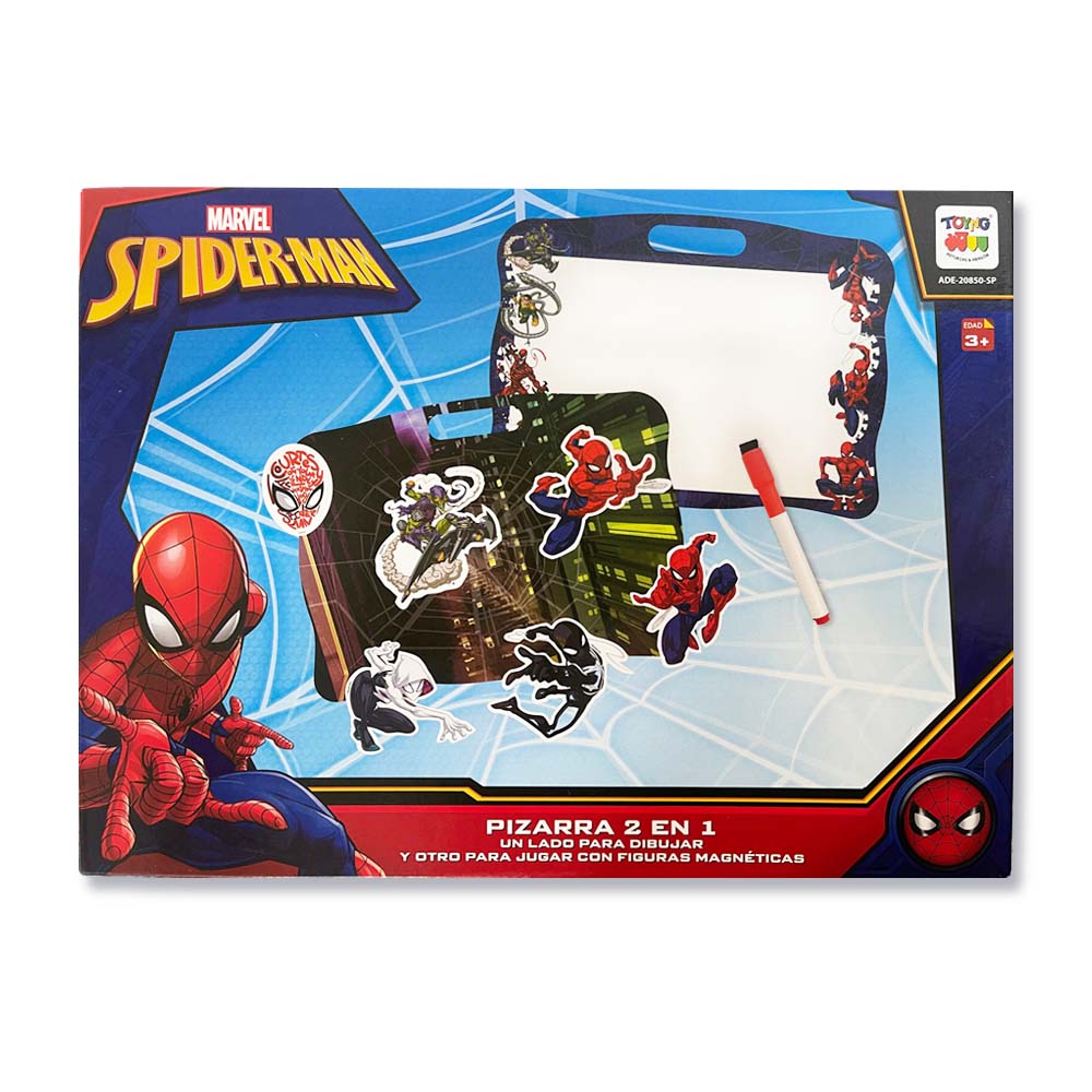 Juego Educativo Pizarra Magnetica 2 En 1 - Spiderman - Toyng Chile