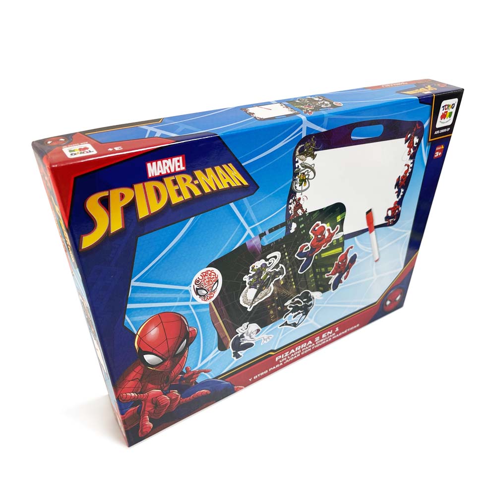Juego Educativo Pizarra Magnetica 2 En 1 - Spiderman - Toyng Chile