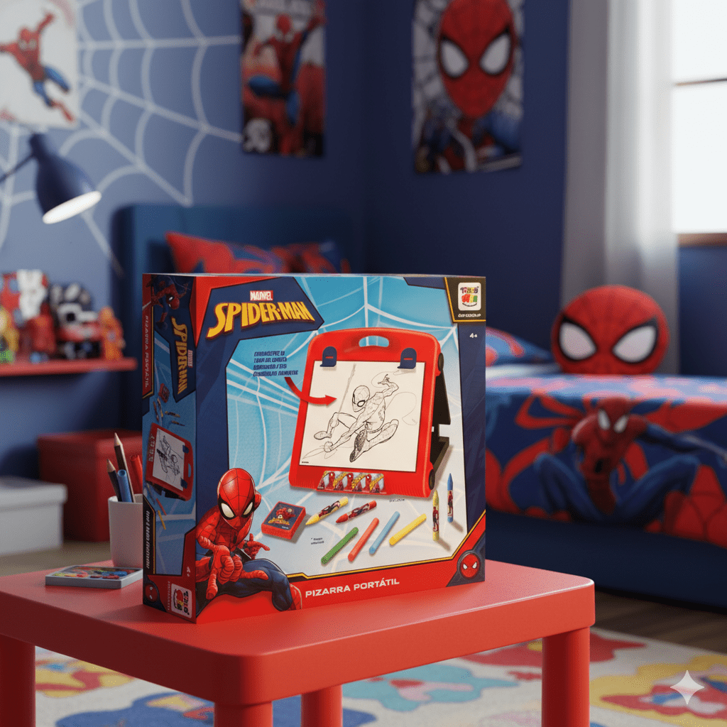 Juego Educativo Pizarra Portatil - Spiderman - Toyng Chile