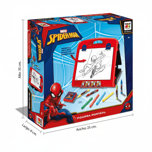 Juego Educativo Pizarra Portatil - Spiderman - Toyng Chile