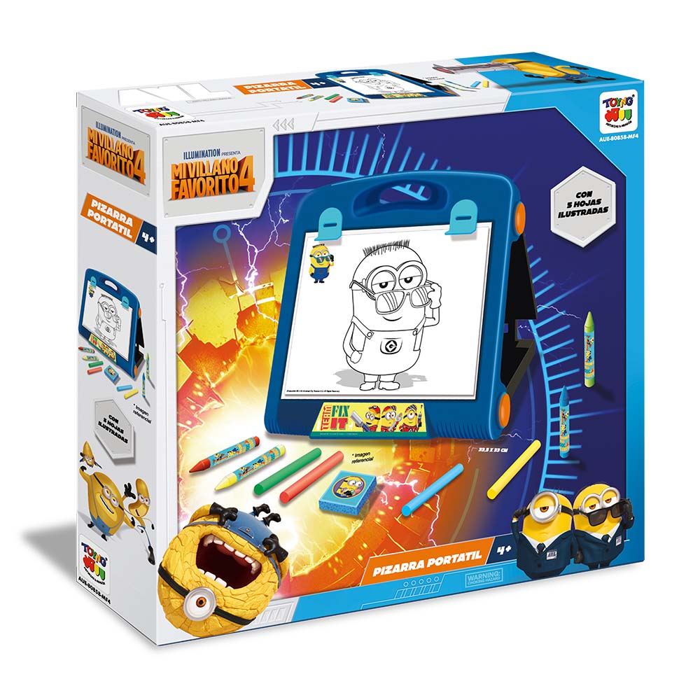 Juego Educativo Pizarra Portatimfl Minions - Mi Villano Favorito - Toyng Chile