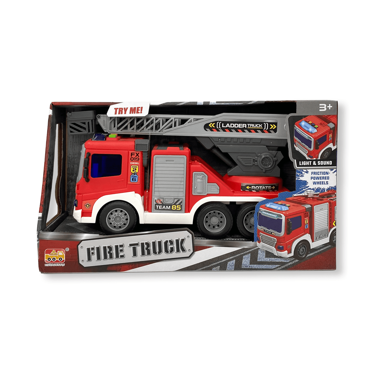 Juguete Camión Bomberos Escalera Extensible 1:16 - Toyng - Toyng Chile