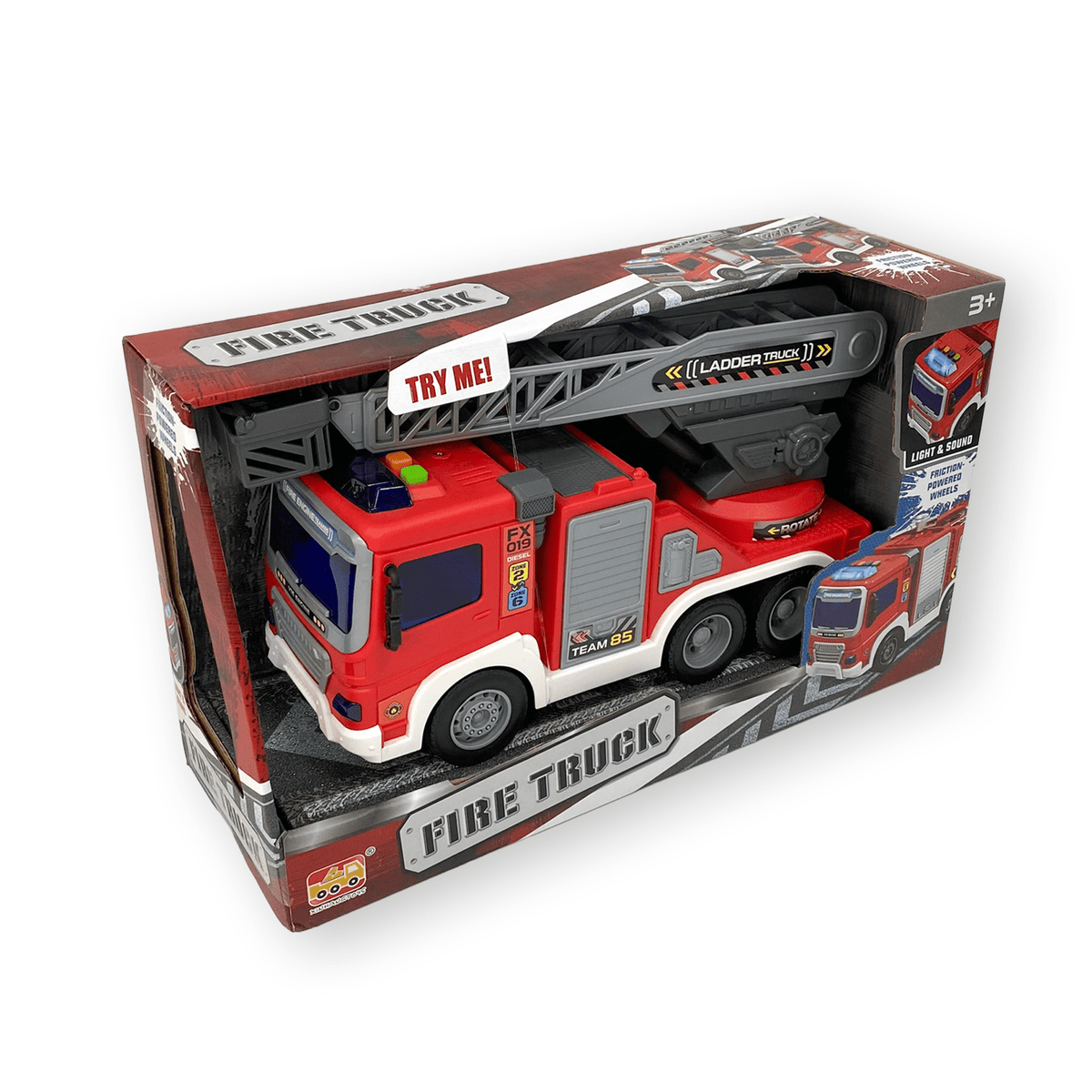 Juguete Camión Bomberos Escalera Extensible 1:16 - Toyng - Toyng Chile