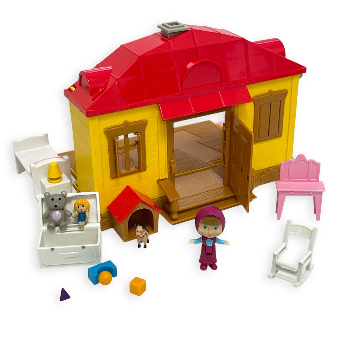Juguete Casa Masha Set de Juego - Masha Y El Oso