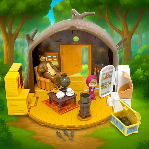 Juguete Casa Oso Set de Juego - Masha Y El Oso - Toyng Chile