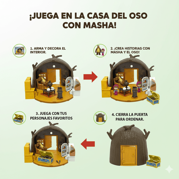 Juguete Casa Oso Set de Juego - Masha Y El Oso - Toyng Chile