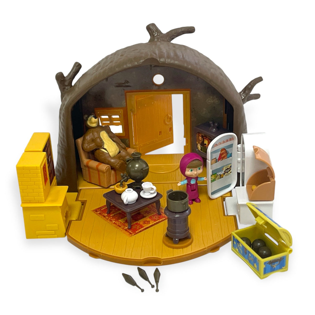 Juguete Casa Oso Set de Juego - Masha Y El Oso