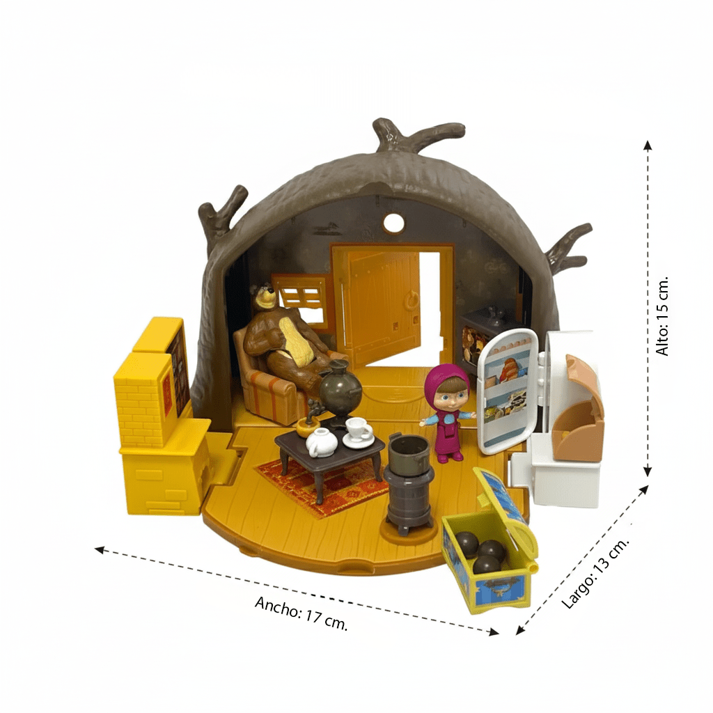 Juguete Casa Oso Set de Juego - Masha Y El Oso - Toyng Chile