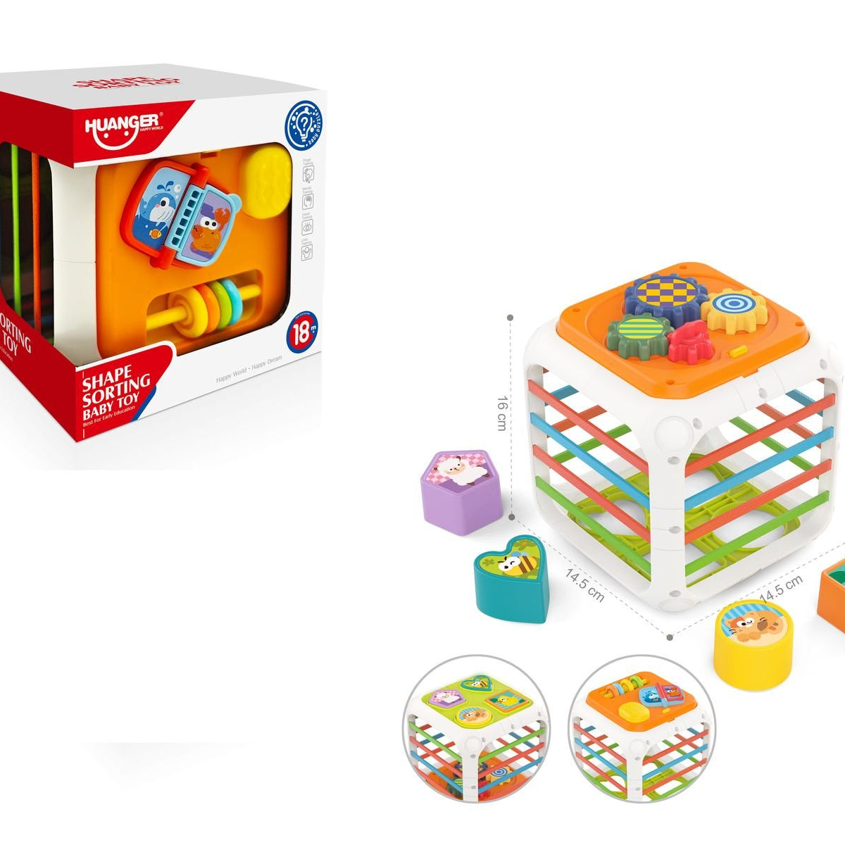 Juguete Cubo Didactico Sensorial - Toyng - Toyng Chile