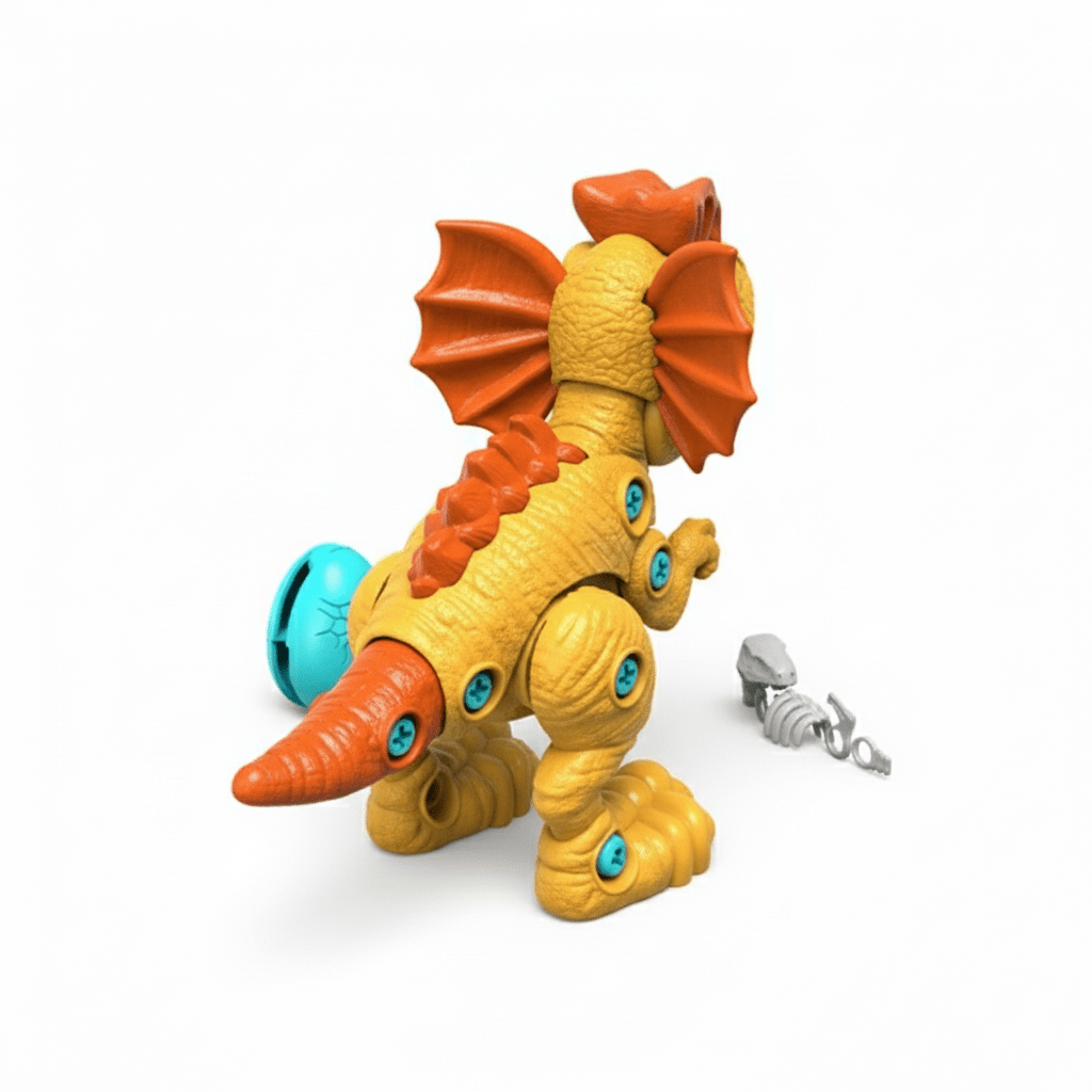 Juguete Dinosaurio Amarillo Armable - Toyng - Toyng Chile