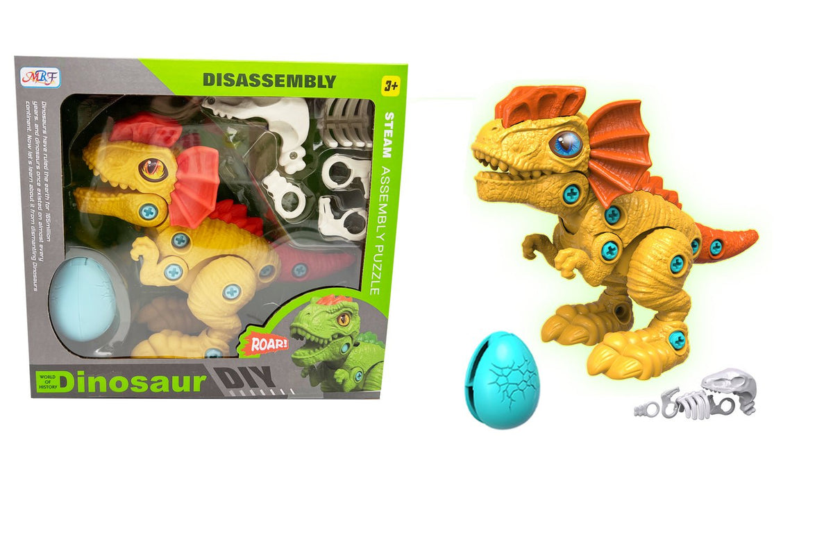 Juguete Dinosaurio Amarillo Armable - Toyng - Toyng Chile