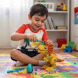 Juguete Dinosaurio Amarillo Armable - Toyng - Toyng Chile