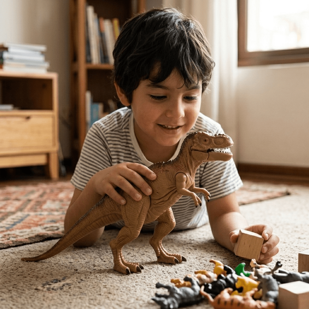 Juguete Dinosaurio B/O con Luces y Sonido 1 - Toyng - Toyng Chile