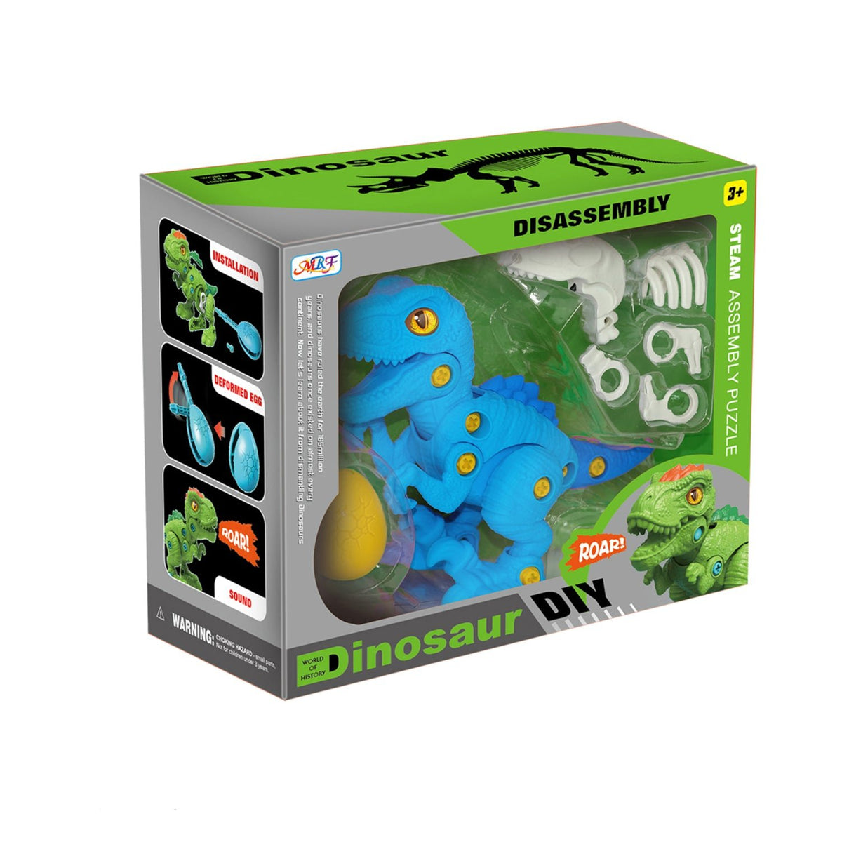 Juguete Dinosaurio Celeste Armable - Toyng - Toyng Chile