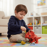 Juguete Dinosaurio Naranjo Armable - Toyng - Toyng Chile