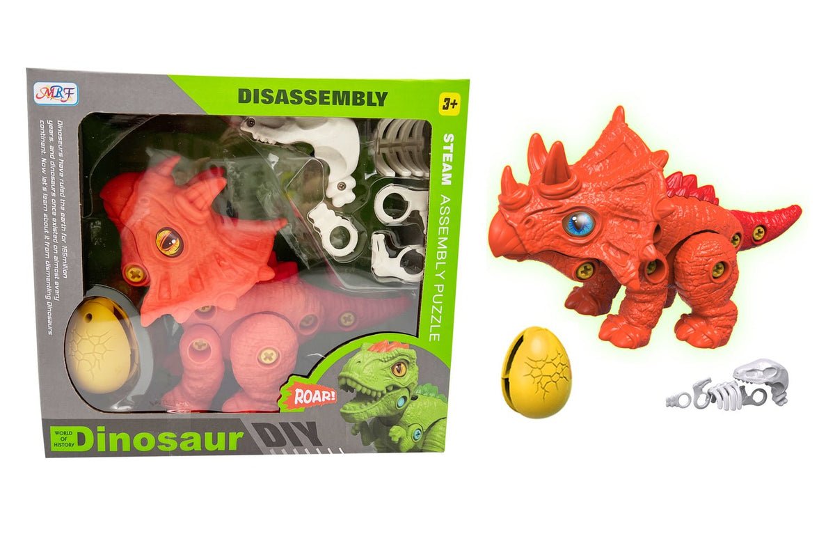 Juguete Dinosaurio Naranjo Armable - Toyng - Toyng Chile