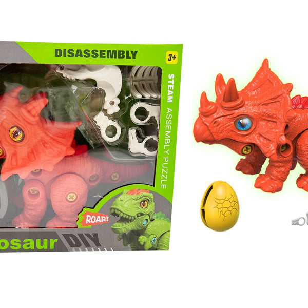 Juguete Dinosaurio Naranjo Armable - Toyng - Toyng Chile