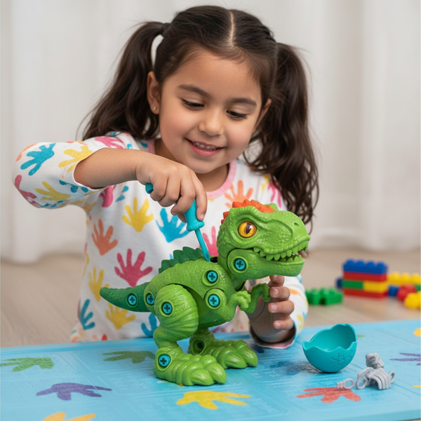 Juguete Dinosaurio Verde Armable - Toyng - Toyng Chile