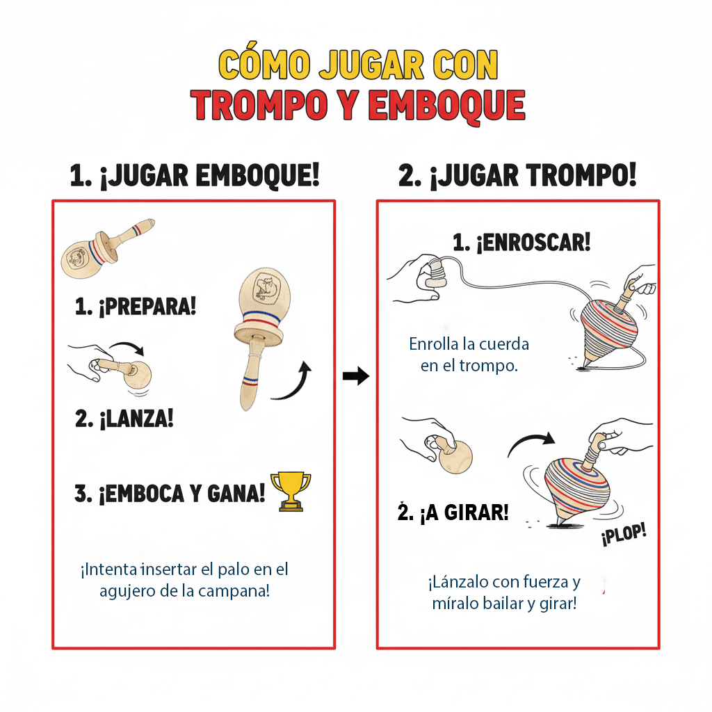 Juguete Emboque + Trompo - Condorito - Toyng Chile