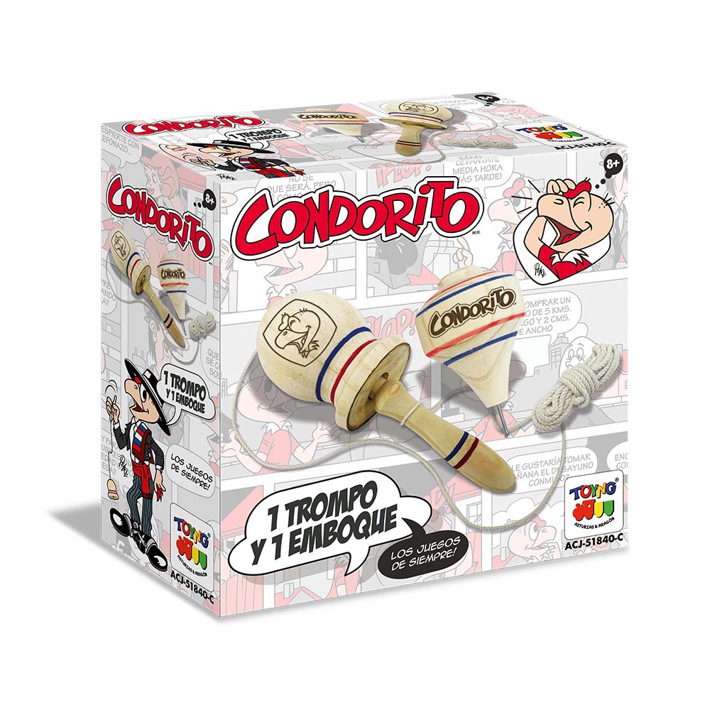 Juguete Emboque + Trompo - Condorito - Toyng Chile