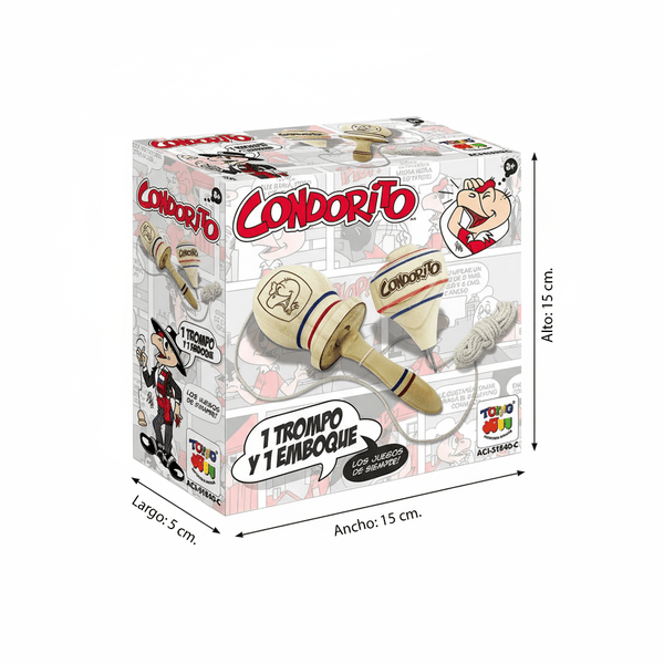 Juguete Emboque + Trompo - Condorito - Toyng Chile