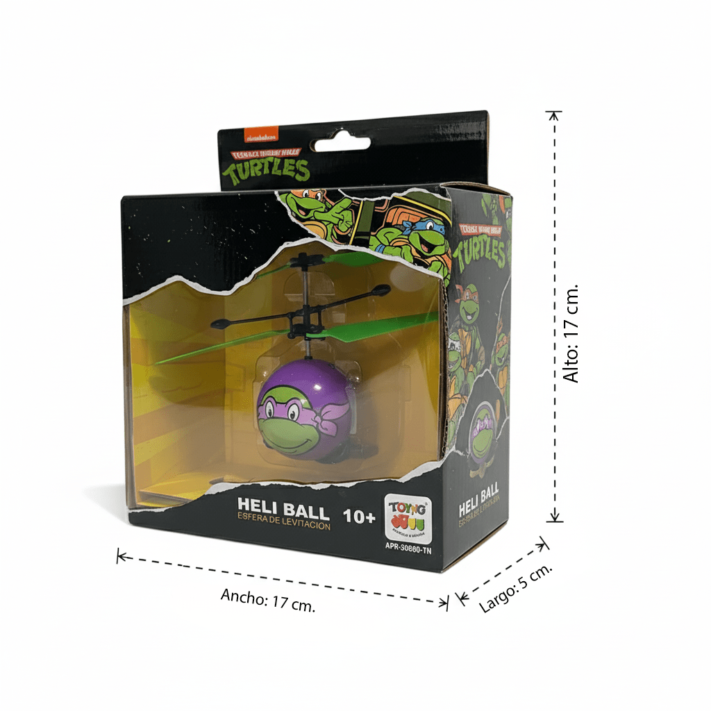 Juguete Heliball Donatello - Ninja - Toyng Chile