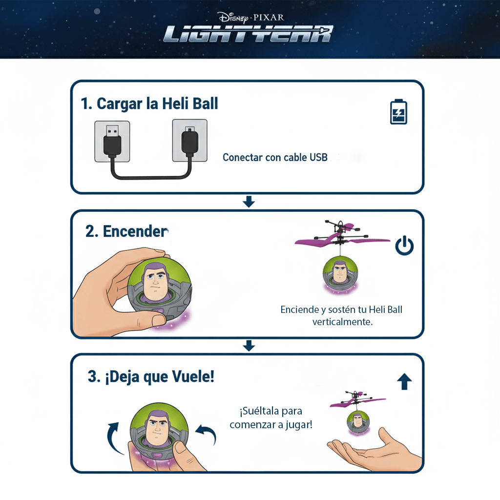 Juguete Heliball Light Year - Lightyear - Toyng Chile