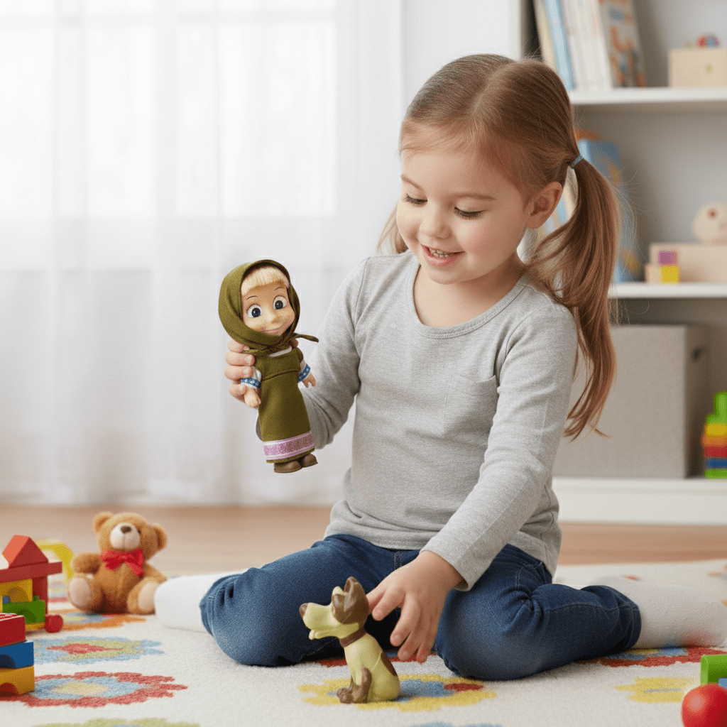 Juguete Masha y sus Amigos El Perro - Masha Y El Oso - Toyng Chile