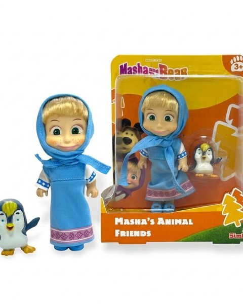 Juguete Masha y sus Amigos El Pingüino - Masha Y El Oso - Toyng Chile