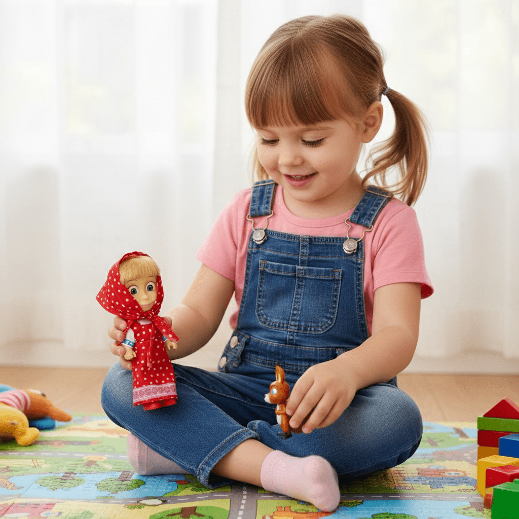 Juguete Masha y sus Amigos La Ardilla - Masha Y El Oso - Toyng Chile