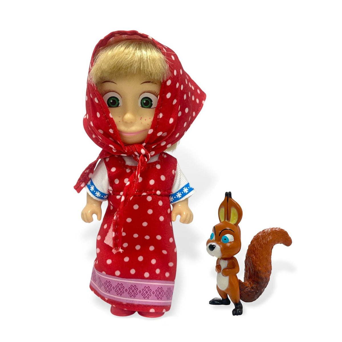 Juguete Masha y sus Amigos La Ardilla - Masha Y El Oso