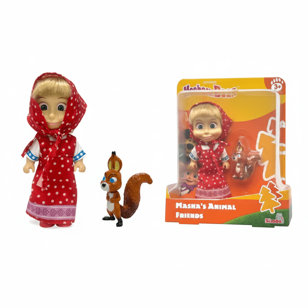 Juguete Masha y sus Amigos La Ardilla - Masha Y El Oso - Toyng Chile