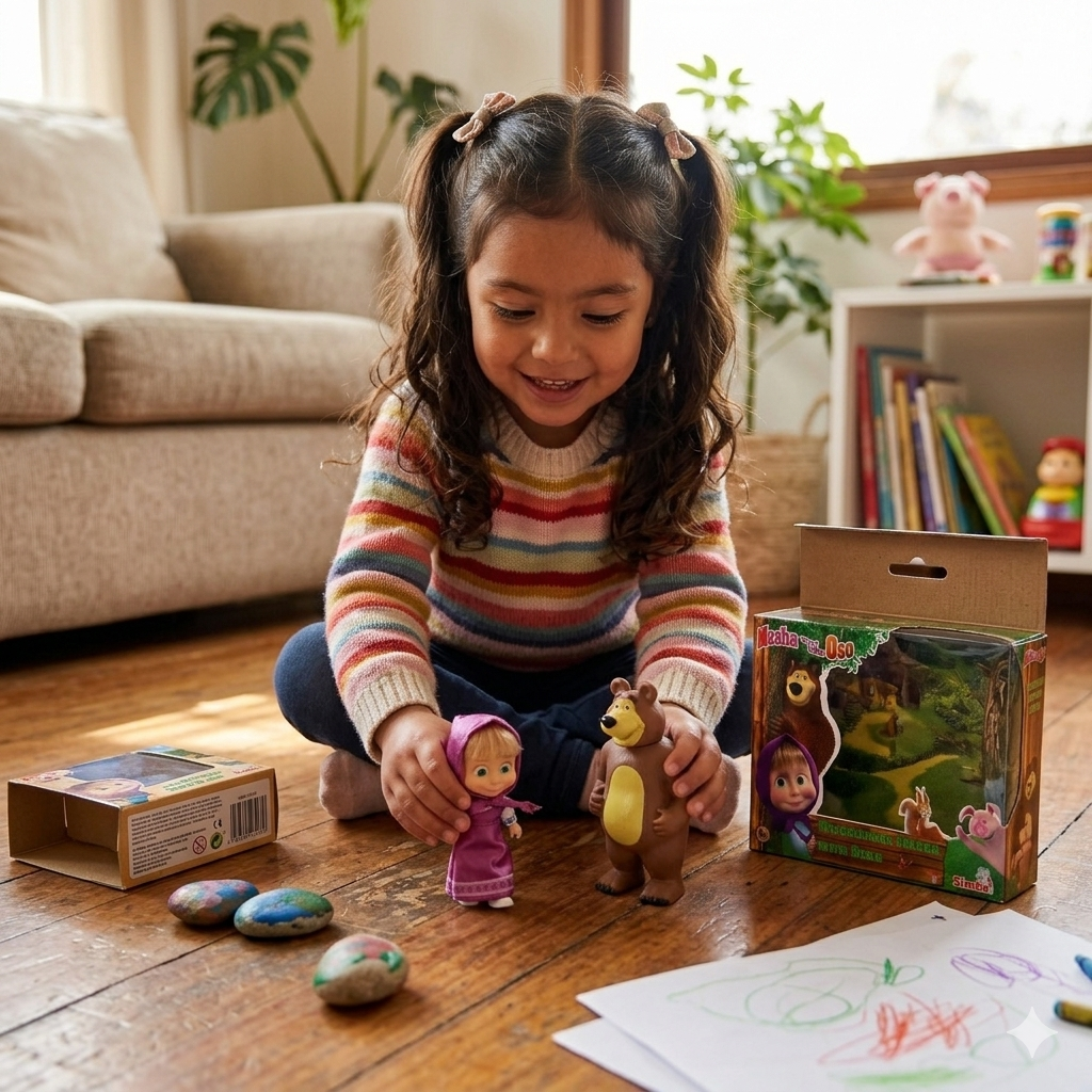 Juguete Muñeca Masha con Oso - Masha Y El Oso - Toyng Chile